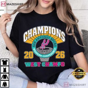 Champion 2026 San Antonio Spurs Western Conference T Shirt (4)