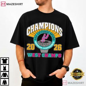 Champion 2026 San Antonio Spurs Western Conference T Shirt (3)