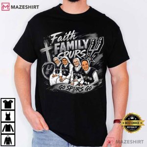 San Antonio Spurs Nuns Faith Family Area 210 T Shirt (1)