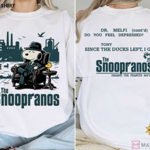 The Snoopranos Peanuts Mafia Parody T Shirt (4)