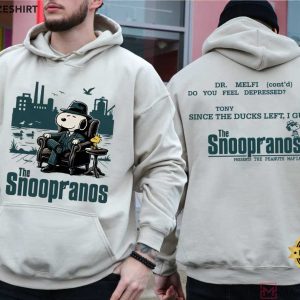 The Snoopranos Peanuts Mafia Parody T Shirt (3)