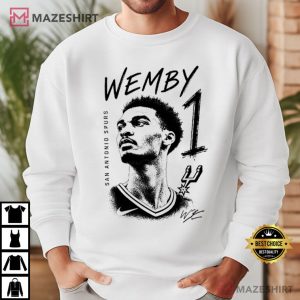 Victor Wembanyama San Antonio Spurs Wemby Basketball T Shirt (1)