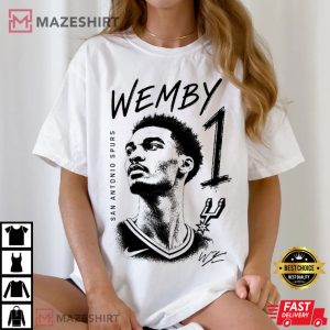 Victor Wembanyama San Antonio Spurs Wemby Basketball T Shirt (3)