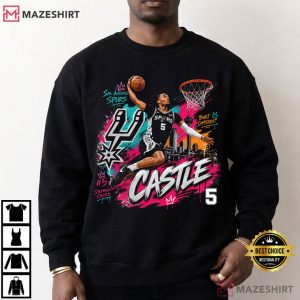 San Antonio Spurs Stephon Castle Area 210 Built Different T Shirt (4)