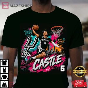 San Antonio Spurs Stephon Castle Area 210 Built Different T Shirt (1)