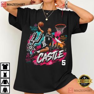 San Antonio Spurs Stephon Castle Area 210 Built Different T Shirt (3)