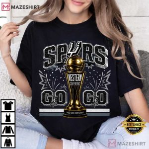 Go Spurs Go Champions Wemby Playoffs 2026 Basketball Fan T Shirt (1)