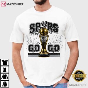 Go Spurs Go Champions Wemby Playoffs 2026 Basketball Fan T Shirt (2)