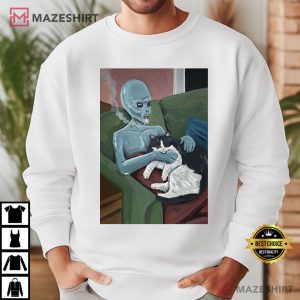 Alien Smoking Tell Someone Who Gives A Shit T Shirt (2)