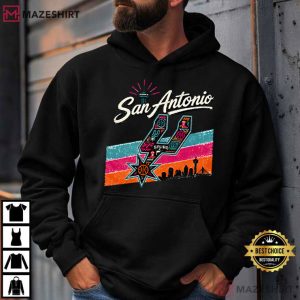 San Antonio Spurs Game Day Vintage Go Spurs Go T Shirt (4)