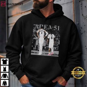 Vintage Victor Wembanyama Stephon Castle Area 51 T Shirt (3)