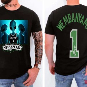 Wemby Wembanyama Alien San Antonio Spurs T Shirt (2)
