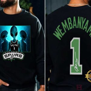 Wemby Wembanyama Alien San Antonio Spurs T Shirt (3)