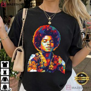 Young Michael Jackson Artsy Music Fan Merch T Shirt (1)
