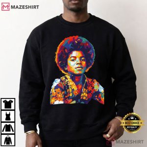 Young Michael Jackson Artsy Music Fan Merch T Shirt (3)