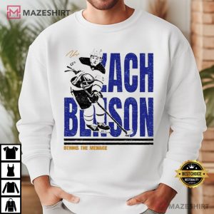 Zach Benson Buffalo Hockey Vintage T Shirt (2)