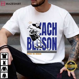 Zach Benson Buffalo Hockey Vintage T Shirt (3)