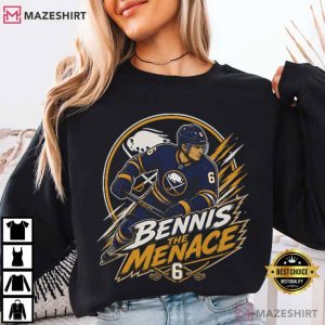 Zach Benson Buffalo Sabres Bennis The Menace Hockey Fan T Shirt (4)