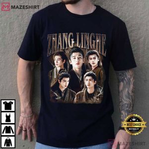 Zhang Linghe C Drama Fan Merch Vintage Retro T Shirt (1)