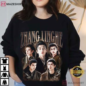 Zhang Linghe C Drama Fan Merch Vintage Retro T Shirt (2)