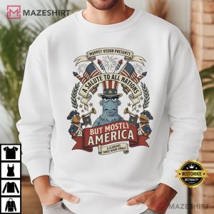 Sam The Eagle Patriotic A Salute To All Nations But Mostly America Muppets T Shirt (2)