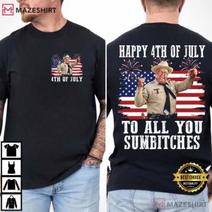 Smokey And The Bandit Happy 4th Of July To All You Sumbitches T Shirt (4)