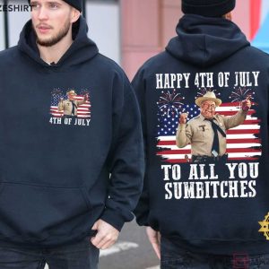 Smokey And The Bandit Happy 4th Of July To All You Sumbitches T Shirt (3)