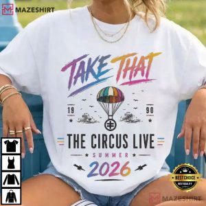Take That Circus Live Summer 2026 Retro Concert Tour Merch T Shirt (4)