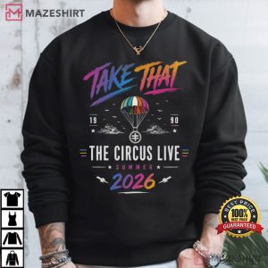 Take That Circus Live Summer 2026 Retro Concert Tour Merch T Shirt (2)