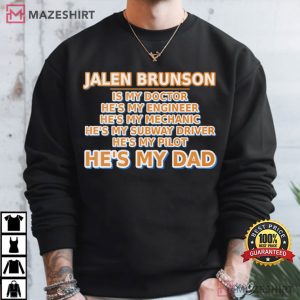 Jalen Brunson Is My Doctor New York Knicks Fan Merch T Shirt (4)