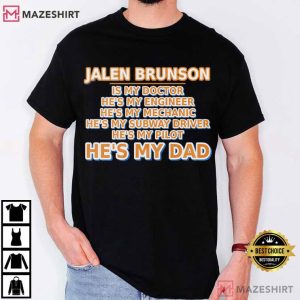 Jalen Brunson Is My Doctor New York Knicks Fan Merch T-Shirt