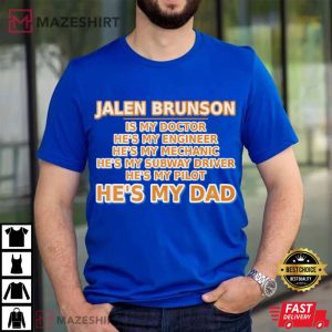 Jalen Brunson Is My Doctor New York Knicks Fan Merch T Shirt (2)