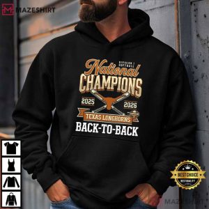 Texas Longhorns National Champs 2026 Softball WCWS Repeat T Shirt (1)