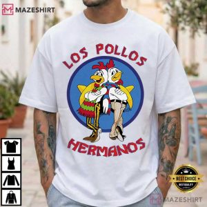 Los Pollos Hermanos Breaking Bad Funny TV Series Fan T Shirt (1)