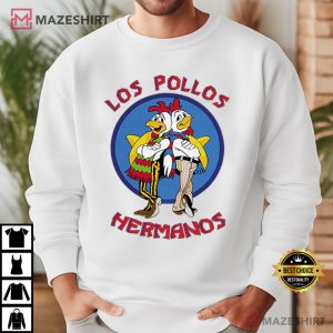 Los Pollos Hermanos Breaking Bad Funny TV Series Fan T Shirt (2)