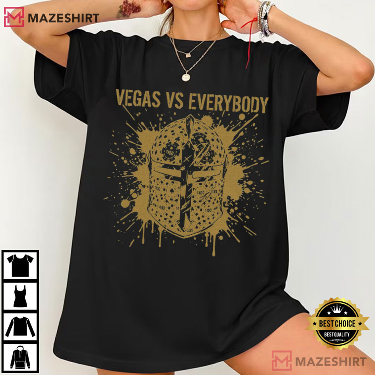 Vegas Vs Everybody Desert Hockey Playoff Sports T-Shirt Vegas Vs Everybody Desert Hockey Playoff Sports T-Shirt