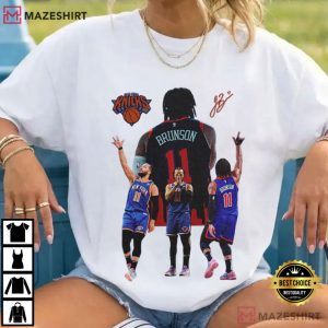 Jalen Brunson Basketball Jersey Tribute Fan Merch T Shirt (3)