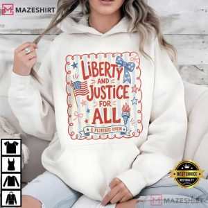 Fourth Of July Liberty And Justice For All Progressive Patriotic T Shirt (4)