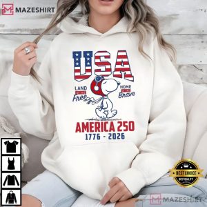 Independence Day Snoopy 250th Anniversary Fourth Of July USA T Shirt (3)