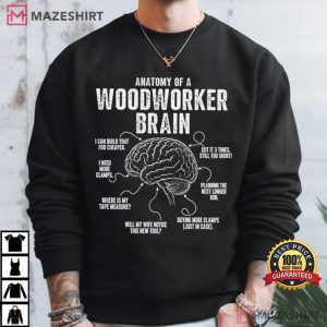 Woodworker Brain Funny Woodworking DIY Maker T Shirt (1)