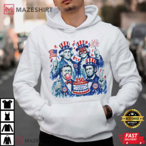 Founding Fathers America 250th Anniversary Funny T Shirt (1)