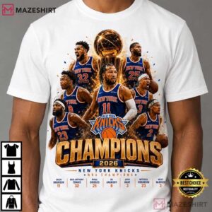New York Knicks Champions 2026 Hoops Fan Gift T Shirt (2)