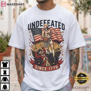 USA 250th Undefeated Since 1776 Funny 4th Of July T Shirt (2)
