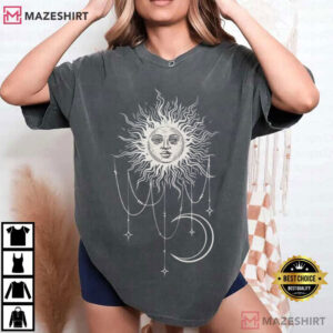 Widow's Bay Patricia's Celestial Sun Crescent Moon T Shirt (1)