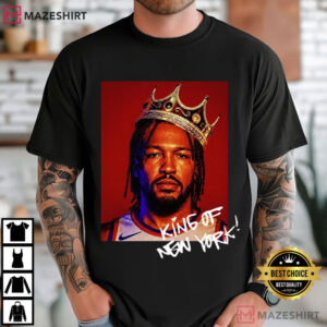 New York Knicks Brunson King Of New York Basketball T Shirt (1)