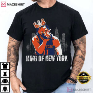 Jalen Brunson 11 King Of New York Vintage Sports T Shirt (4)