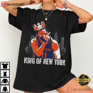 Jalen Brunson 11 King Of New York Vintage Sports T Shirt (3)
