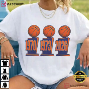 New York Knicks 3 Titles Finals Basketball 1970 1973 2026 T Shirt (4)