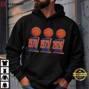 New York Knicks 3 Titles Finals Basketball 1970 1973 2026 T Shirt (1)