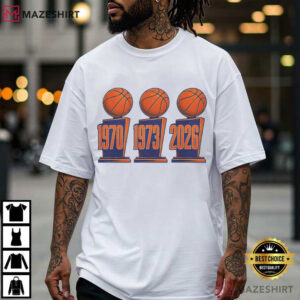 New York Knicks 3 Titles Finals Basketball 1970 1973 2026 T Shirt (3)
